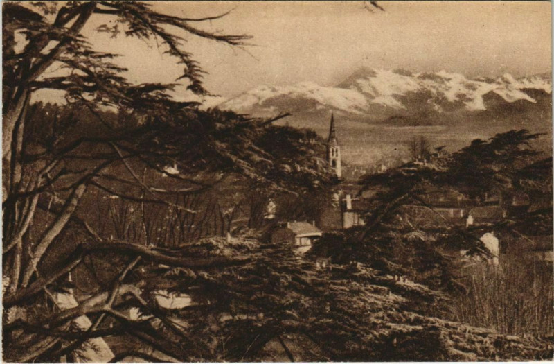Carte postale ancienne Pau Le Pic du Midi de Bigorre France à Pau