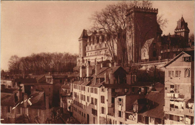 Carte postale ancienne Pau Chateau d'Henri Iv France à Pau