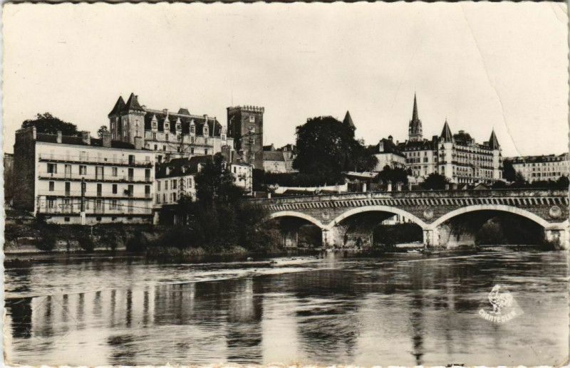 Carte postale ancienne Pau Pont de Jurancon France à Pau