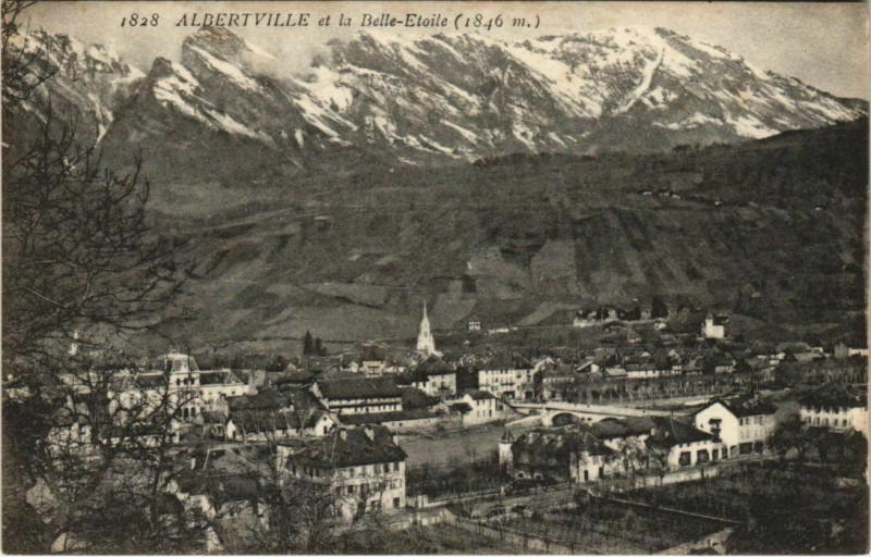 Carte postale ancienne Albertville et la Belle-Etoile à Albertville