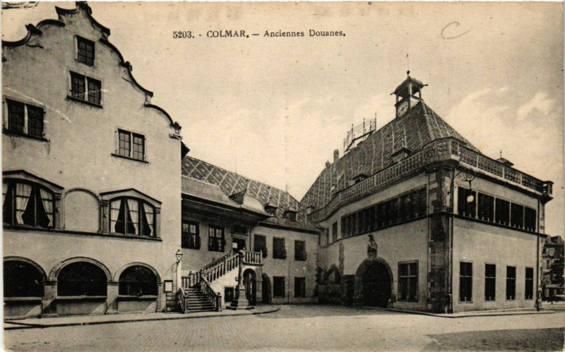 Carte postale ancienne Colmar - Anciennes Douanes à Colmar