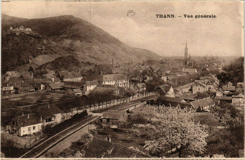 Carte postale ancienne Thann - Vue générale à Thann