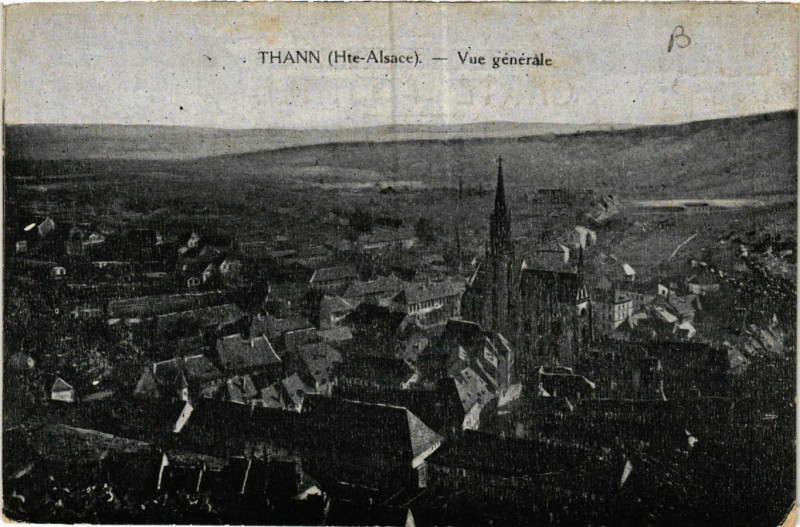 Carte postale ancienne Thann - Vue générale à Thann