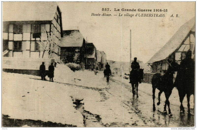 Carte postale ancienne Le village d'Ueberstrass
