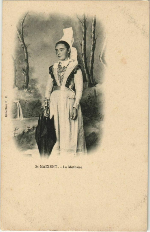 Carte postale ancienne Saint-Maixent-l'Ecole La Mothaise