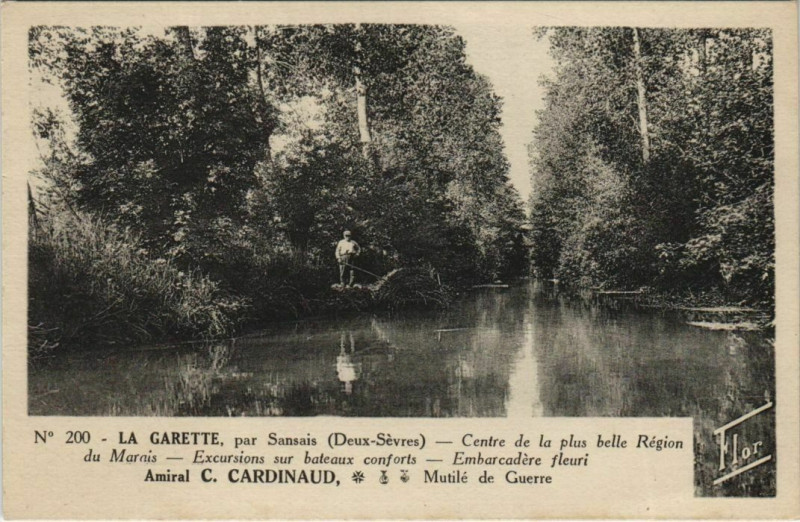 Carte postale ancienne Sansais La Garette - par Sansais à Sansais