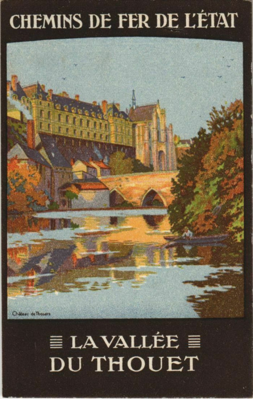 Carte postale ancienne La Vallee du Thouet