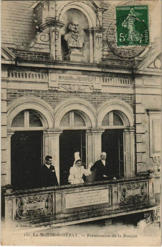 Carte postale ancienne La Mothe-Saint-Heray Presentation de la Rosiere