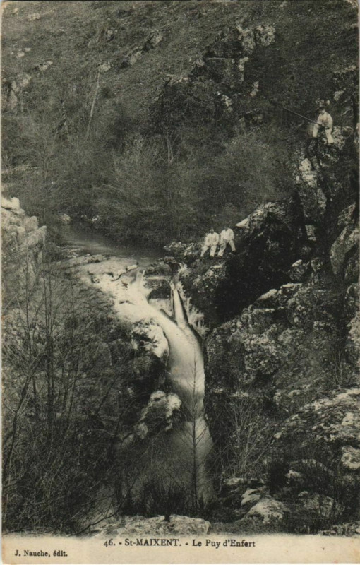 Carte postale ancienne Saint-Maixent-l'Ecole Le Puy d'Enfert