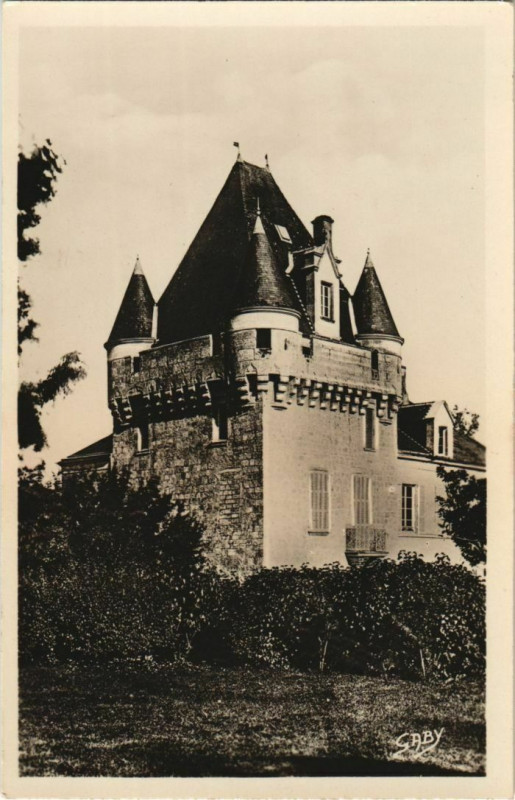Carte postale ancienne Melle Chateau de Bonneuil à Melle