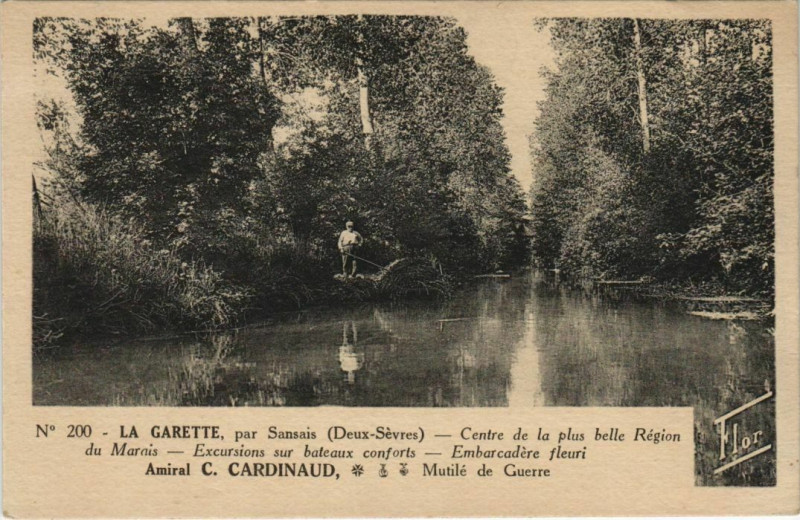 Carte postale ancienne Sansais La Garette - par Sansais à Sansais