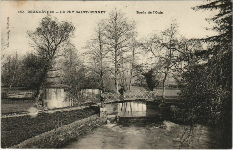 Carte postale ancienne Le Puy-Saint-Bonnet Bords de l'Ouin
