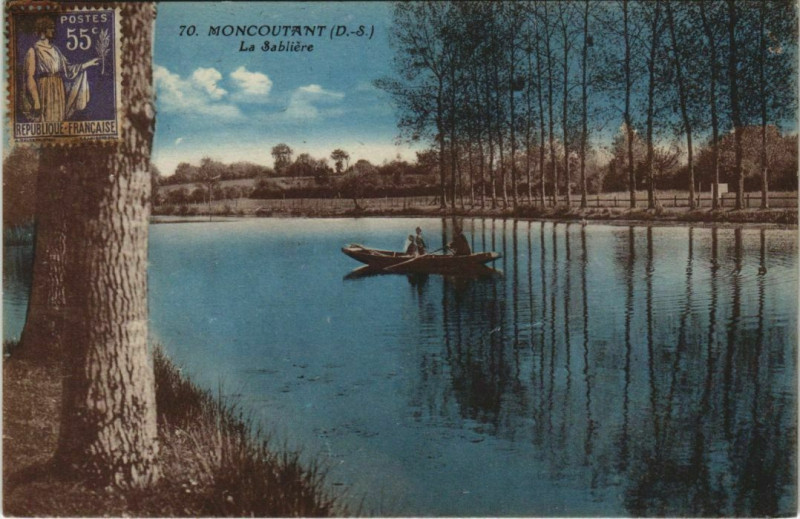 Carte postale ancienne Moncoutant La Sabliere