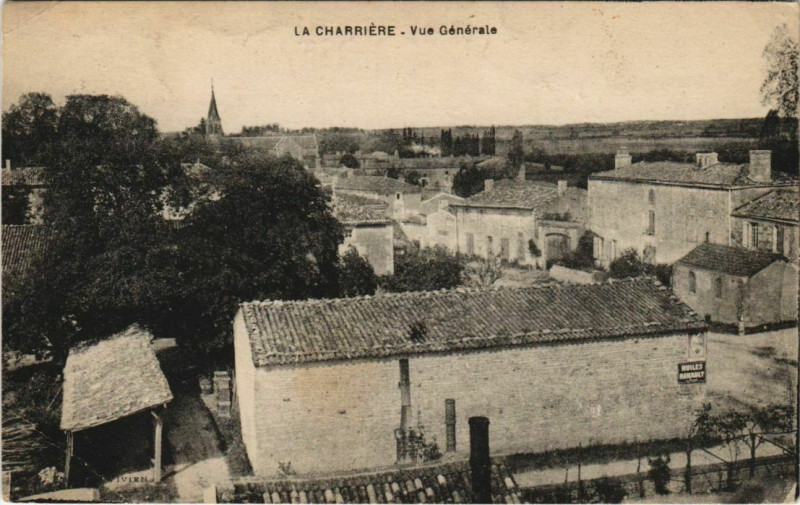 Carte postale ancienne La Charriere Vue Generale