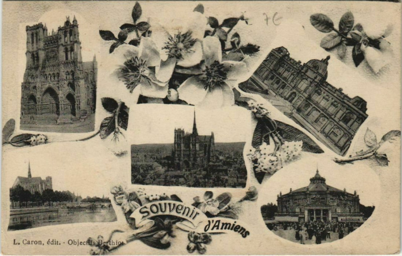Carte postale ancienne Amiens Scenes
