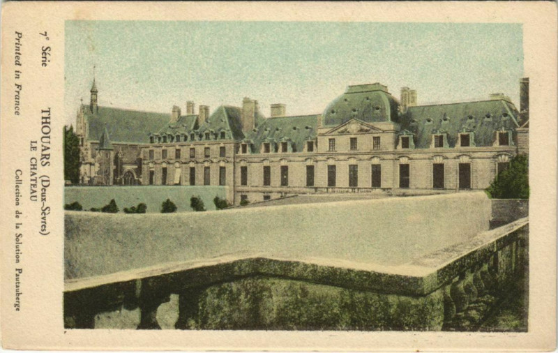 Carte postale ancienne Thouars Le Chateau à Thouars