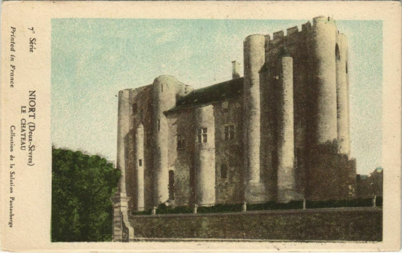 Carte postale ancienne Niort Le Chateau à Niort