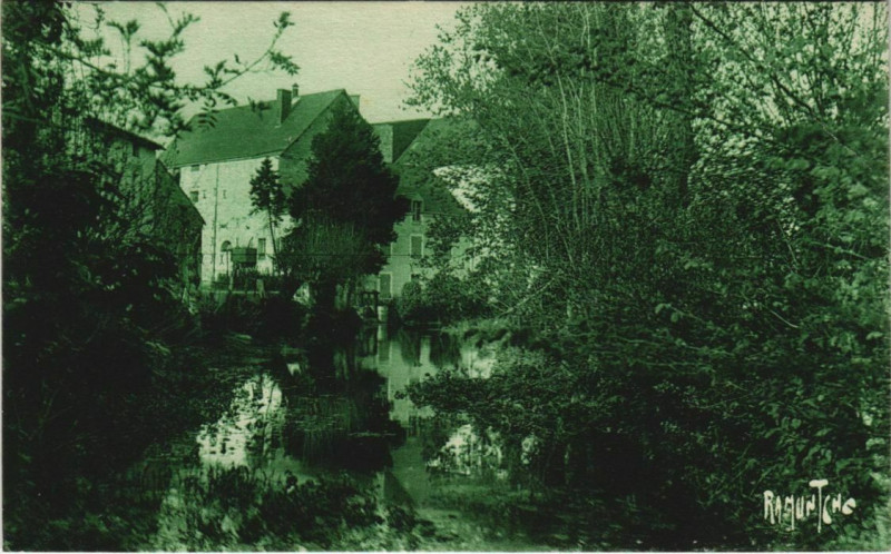 Carte postale ancienne Mauze-sur-le-Mignon Le Mignon a Mauze