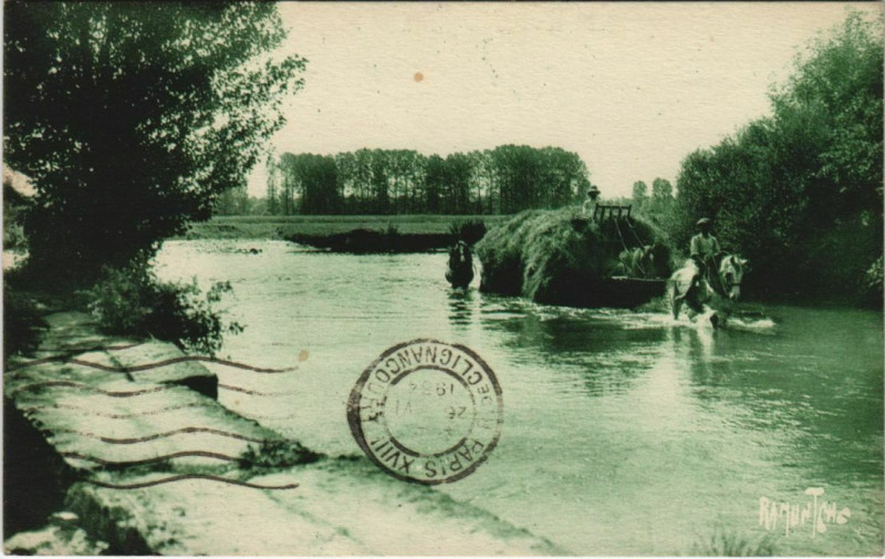 Carte postale ancienne Saint-Maixent-l'Ecole Le Gue de Pallu