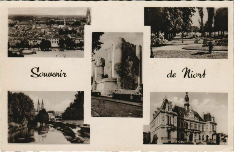 Carte postale ancienne Niort Scenes à Niort