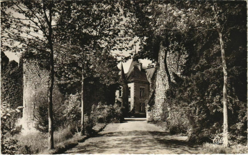 Carte postale ancienne Bressuire Le Chateau à Bressuire
