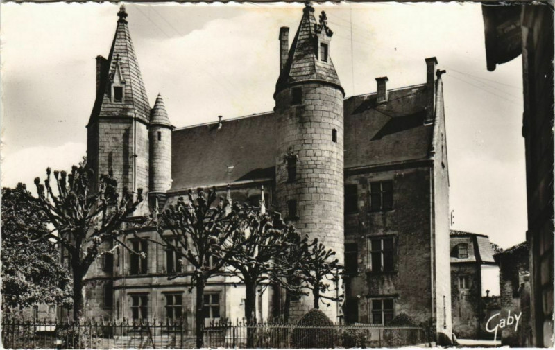 Carte postale ancienne Melle Le Tribunal - Palais de Justice à Melle