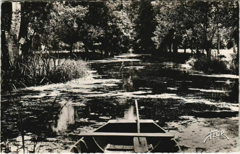 Carte postale ancienne La Venise Verte - La Grande Rigole