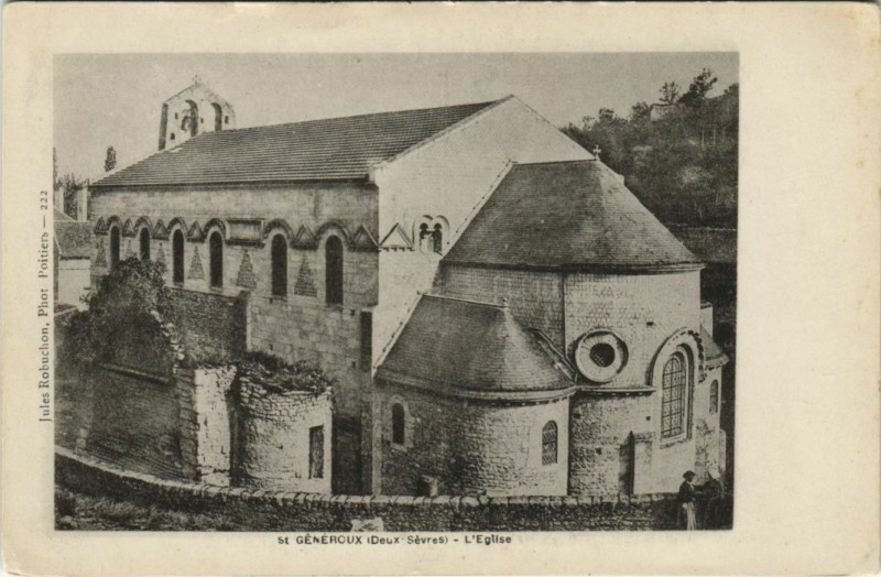 Carte postale ancienne Saint-Generoux L'Eglise