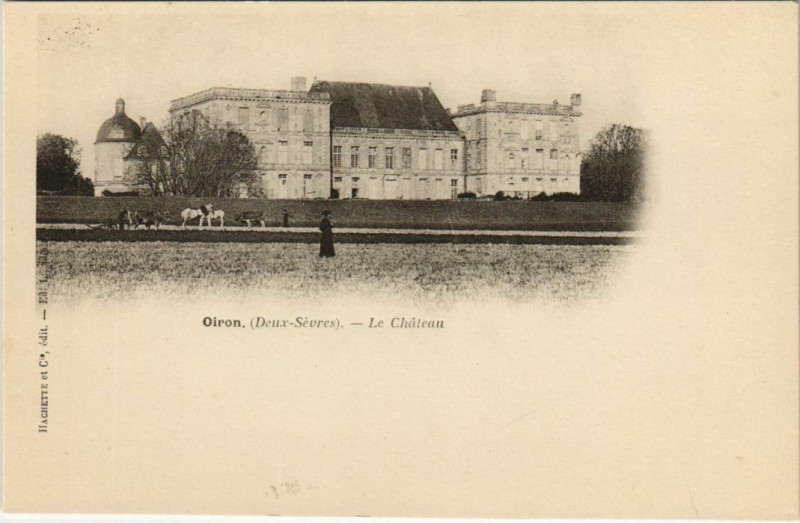 Carte postale ancienne Oiron Le Chateau