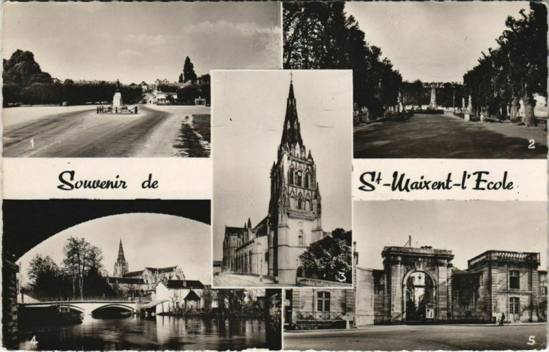 Carte postale ancienne Saint-Maixent-l'Ecole Scenes