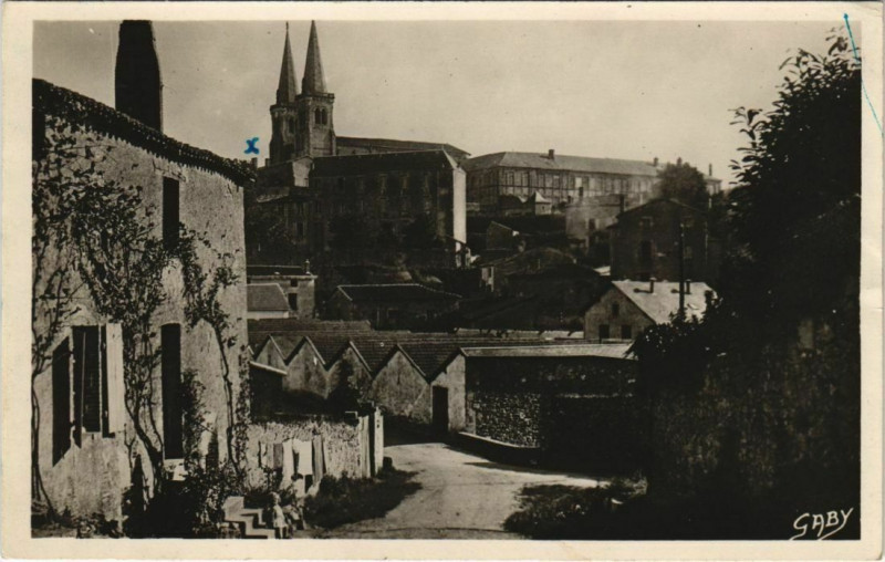 Carte postale ancienne Chatillon-sur-Sevre Mauleon - Rue de Bourneau