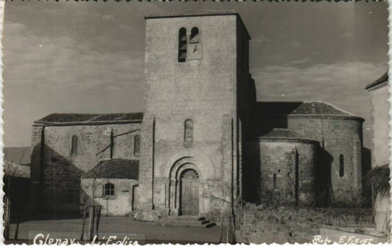 Carte postale ancienne Glenay L'Eglise