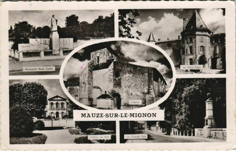 Carte postale ancienne Mauze-sur-le-Mignon Scenes