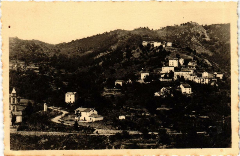Carte postale ancienne Corse Saint-Laurent Vue générale