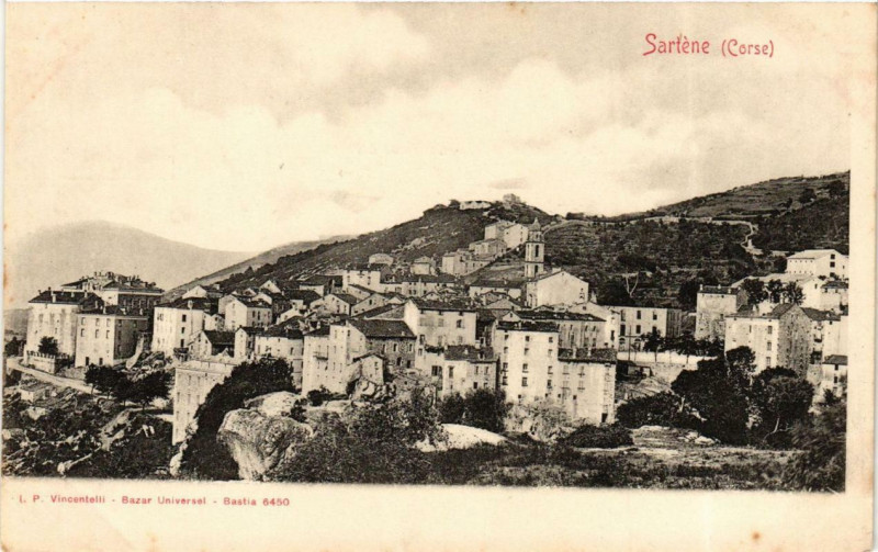 Carte postale ancienne Corse Sartene