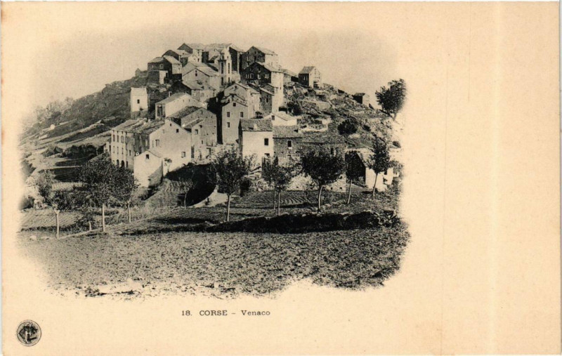 Carte postale ancienne Corse Venaco à Venaco