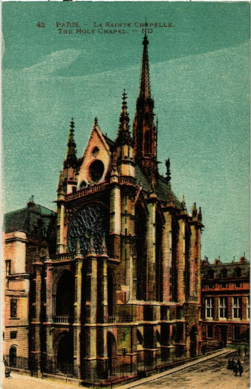 Carte postale ancienne Paris 1e La Sainte-Chapelle