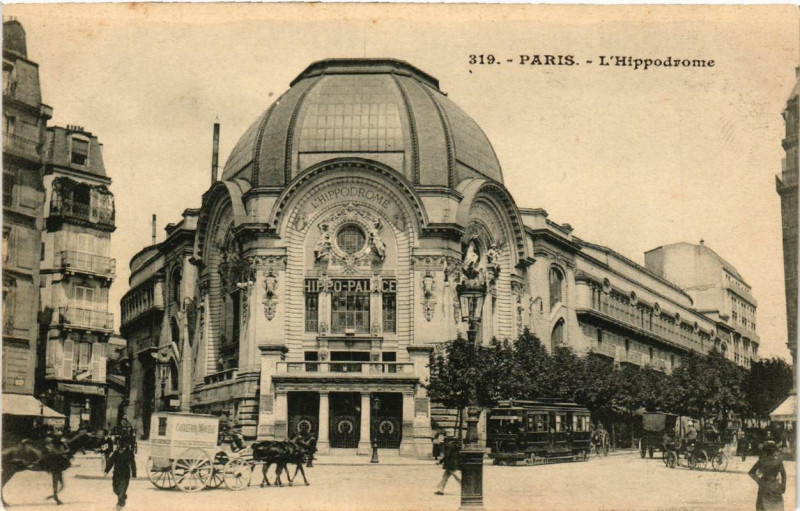 Carte postale ancienne L'Hippodrome à Paris 18e