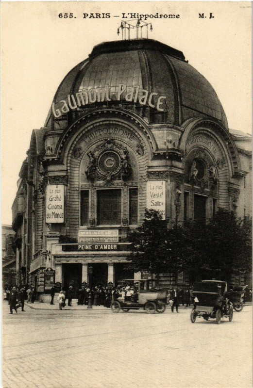 Carte postale ancienne L'Hippodrome à Paris 18e