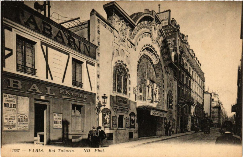 Carte postale ancienne Bal Tabarin à Paris 9e
