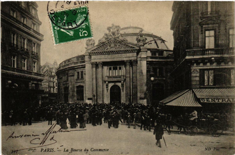 Carte postale ancienne La Bourse de Commerce à Paris 1er