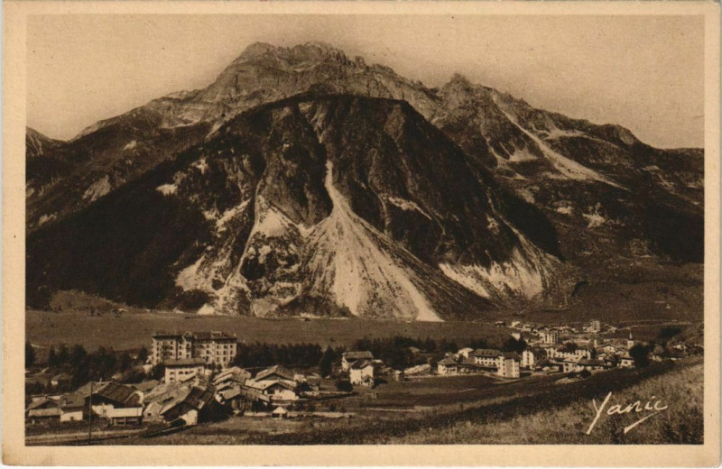 Carte postale ancienne Pralognan-la-Vanoise Vue Generale à Pralognan-la-Vanoise