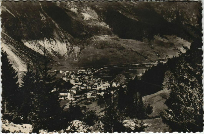 Carte postale ancienne Pralognan-la-Vanoise Vue Generale à Pralognan-la-Vanoise