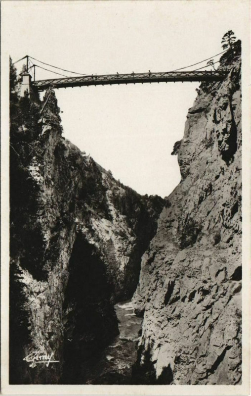 Carte postale ancienne Modane Environs - Le Pont du Diable à Modane