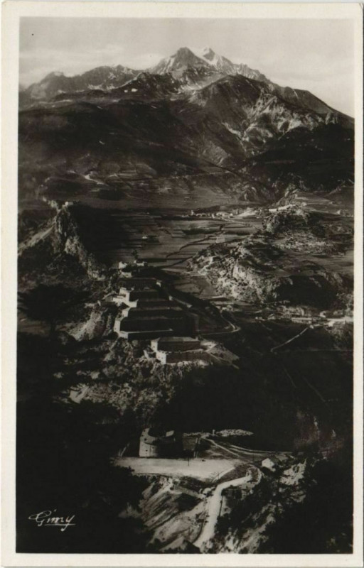 Carte postale ancienne Modane Environs - Les Forts de Lesseillon à Modane