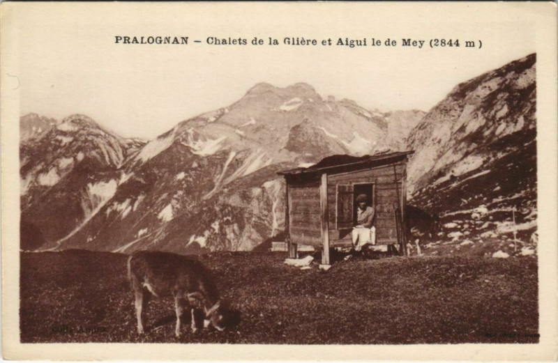 Carte postale ancienne Pralognan-la-Vanoise Chalets de la Gliere à Pralognan-la-Vanoise