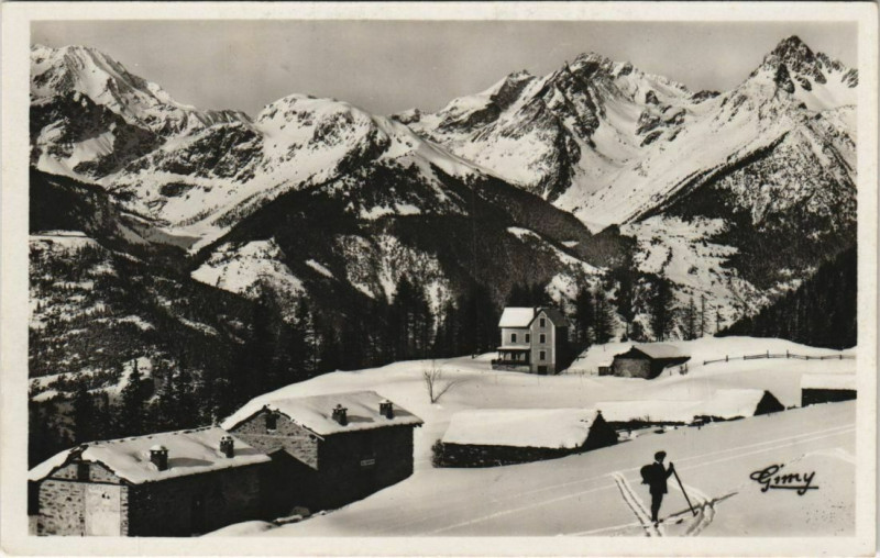 Carte postale ancienne Modane Environs - Le Charmaix Fort du Sappey à Modane