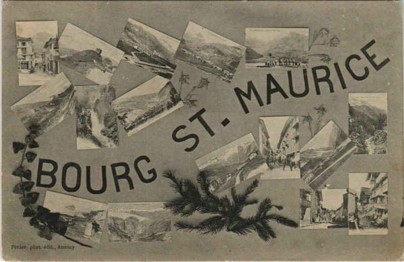 Carte postale ancienne Bourg-Saint-Maurice Scenes à Bourg-Saint-Maurice