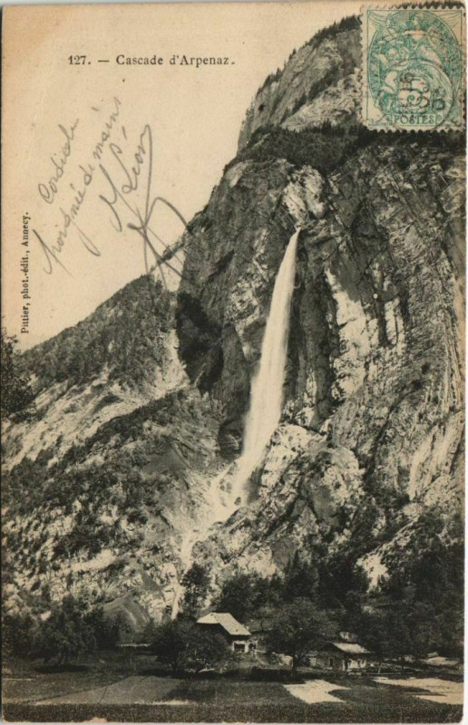 Carte postale ancienne Cascade d'Arpenaz