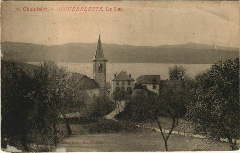 Carte postale ancienne Aiguebelette Chambery - Le Lac